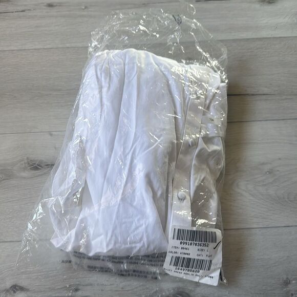 J Crew Amelia Shirtdress in Cotton Poplin White size L‎ NWT in packaging - Picture 6 of 7